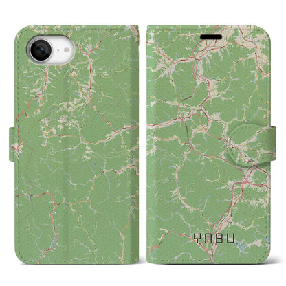 【養父（兵庫県）】地図柄iPhoneケース（手帳タイプ）