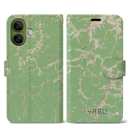 【養父（兵庫県）】地図柄iPhoneケース（手帳タイプ）