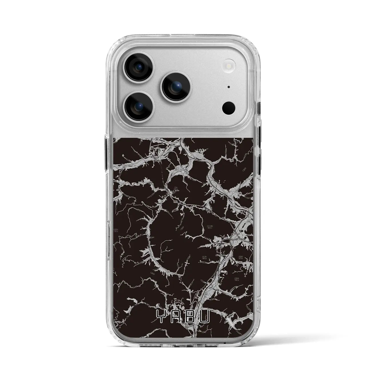 【養父（兵庫県）】地図柄iPhoneケース（MagSafeタイプ）