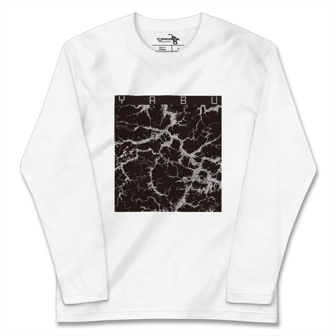 【養父(兵庫県)】地図柄ロングスリーブTシャツ