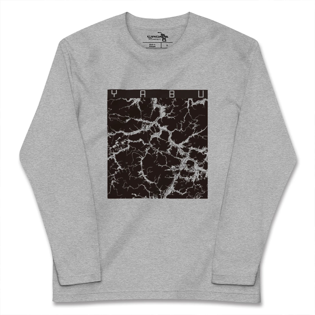【養父（兵庫県）】地図柄ロングスリーブTシャツ