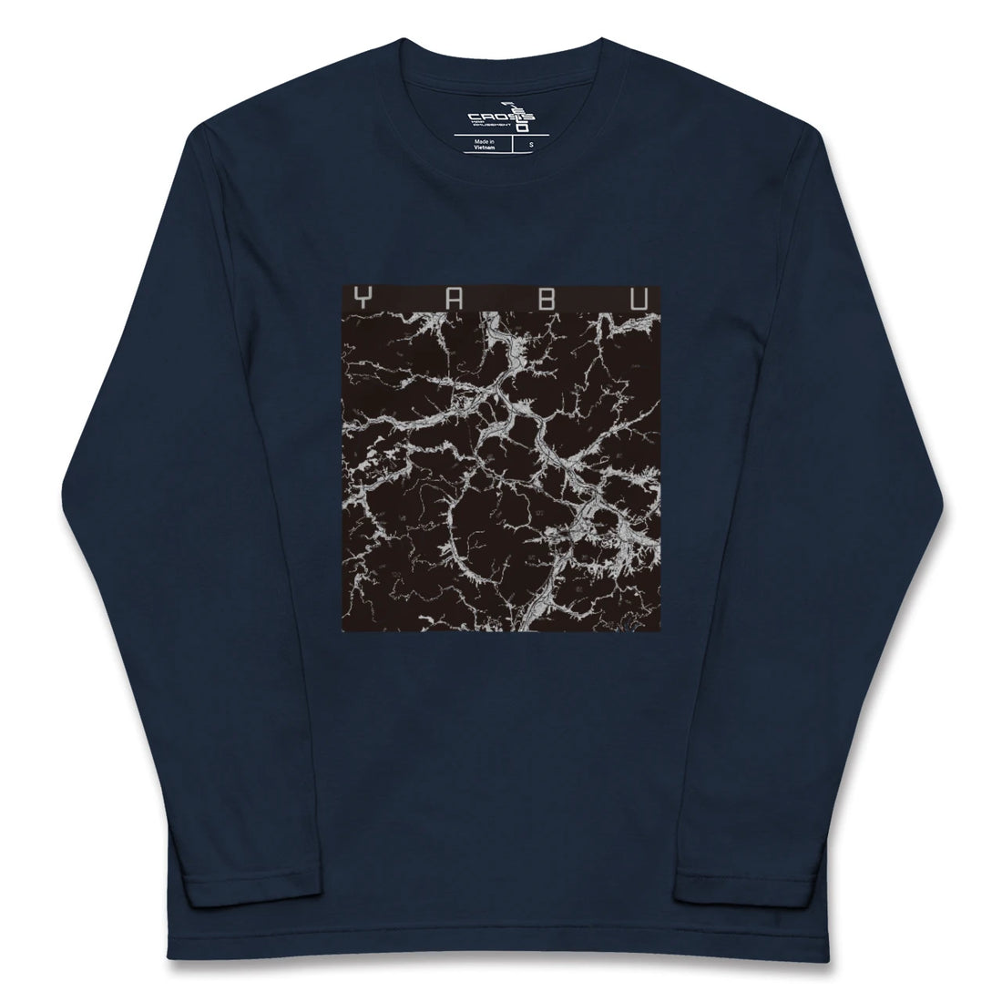 【養父（兵庫県）】地図柄ロングスリーブTシャツ