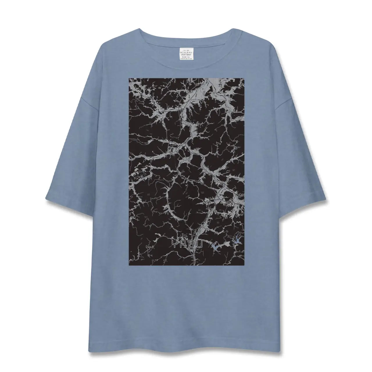 【養父（兵庫県）】地図柄ビッグシルエットTシャツ