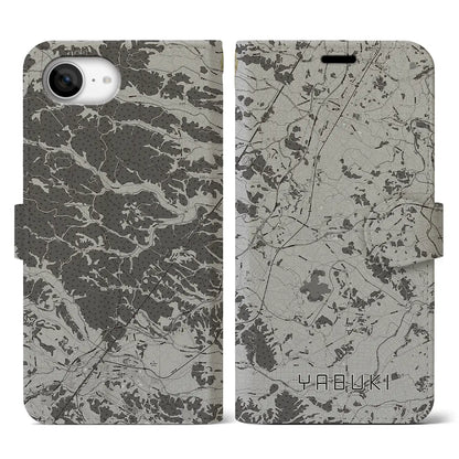 【矢吹（福島県）】地図柄iPhoneケース（手帳タイプ）