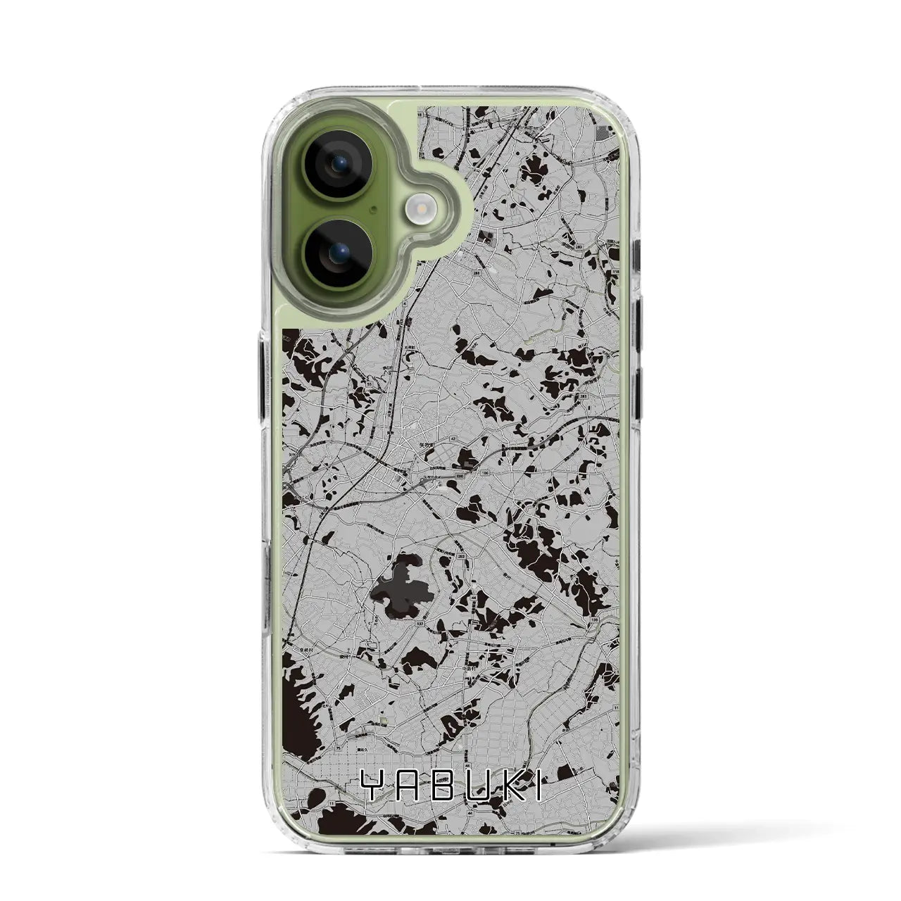 【矢吹（福島県）】地図柄iPhoneケース（MagSafeタイプ）