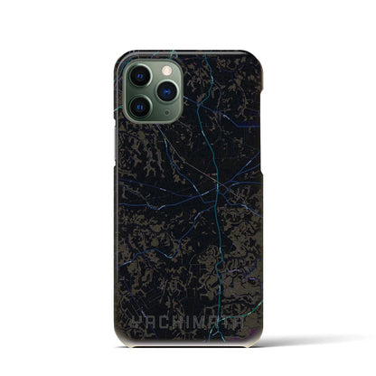 【八街（千葉県）】地図柄iPhoneケース（バックカバータイプ）