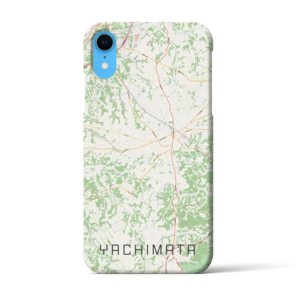 【八街（千葉県）】地図柄iPhoneケース（バックカバータイプ）