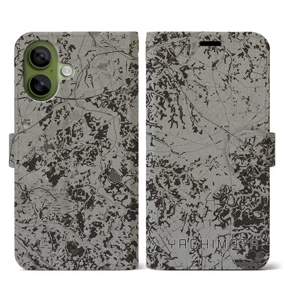 【八街（千葉県）】地図柄iPhoneケース（手帳タイプ）