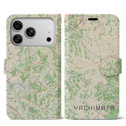 【八街（千葉県）】地図柄iPhoneケース（手帳タイプ）