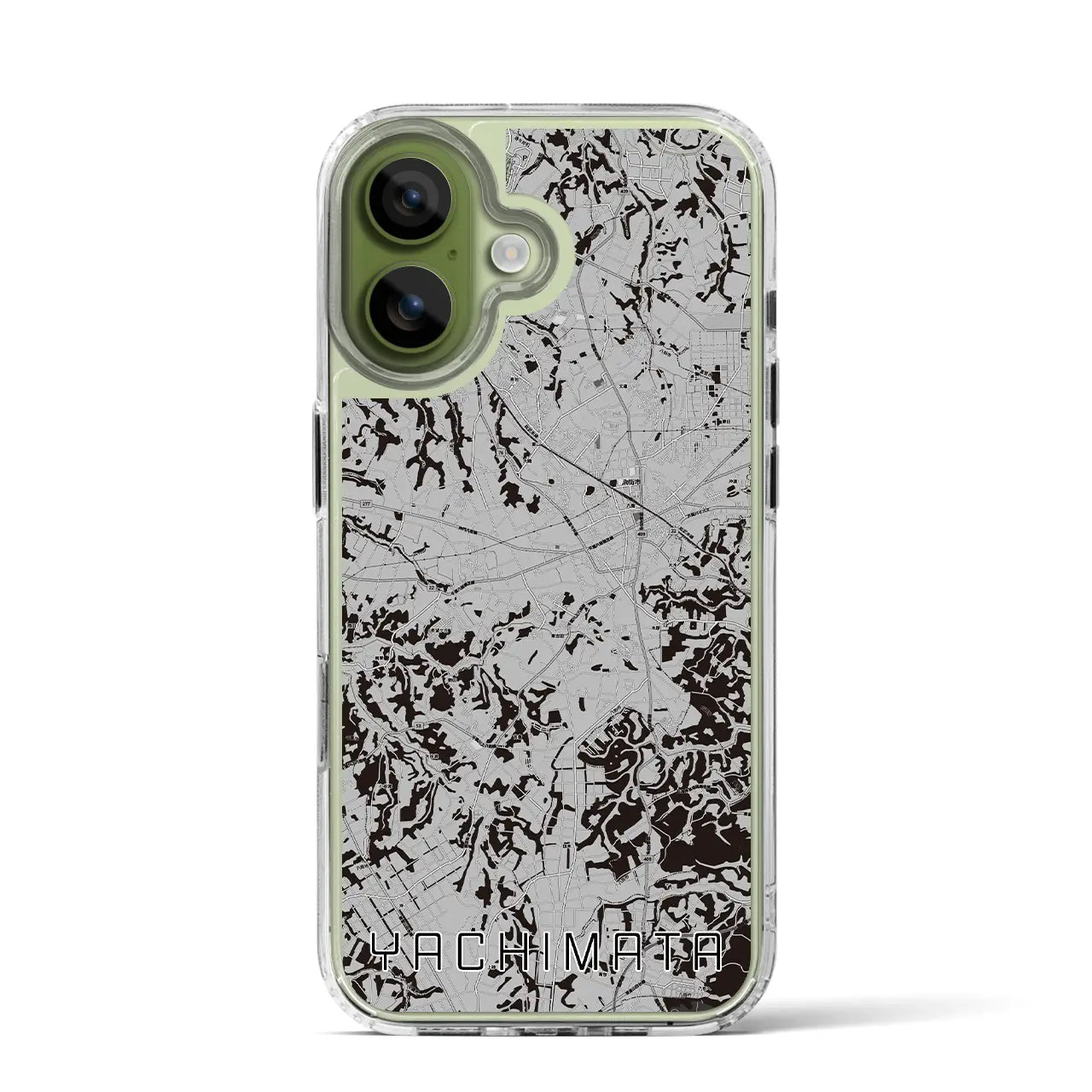 【八街（千葉県）】地図柄iPhoneケース（MagSafeタイプ）