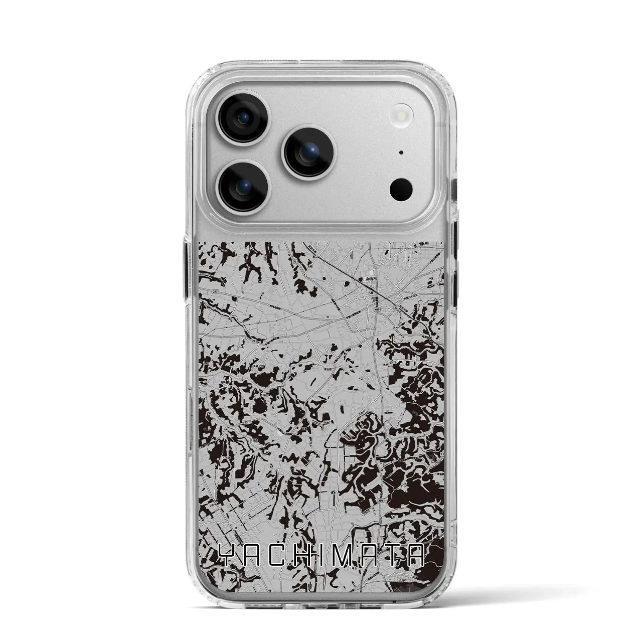 【八街（千葉県）】地図柄iPhoneケース（MagSafeタイプ）