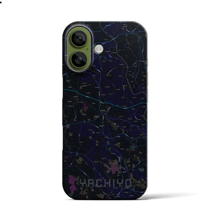 【八千代（茨城県）】地図柄iPhoneケース（バックカバータイプ）