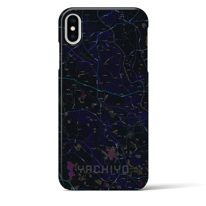 【八千代（茨城県）】地図柄iPhoneケース（バックカバータイプ）