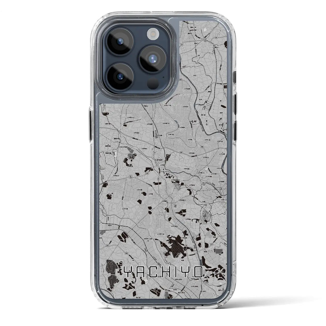 【八千代（茨城県）】地図柄iPhoneケース（MagSafeタイプ）