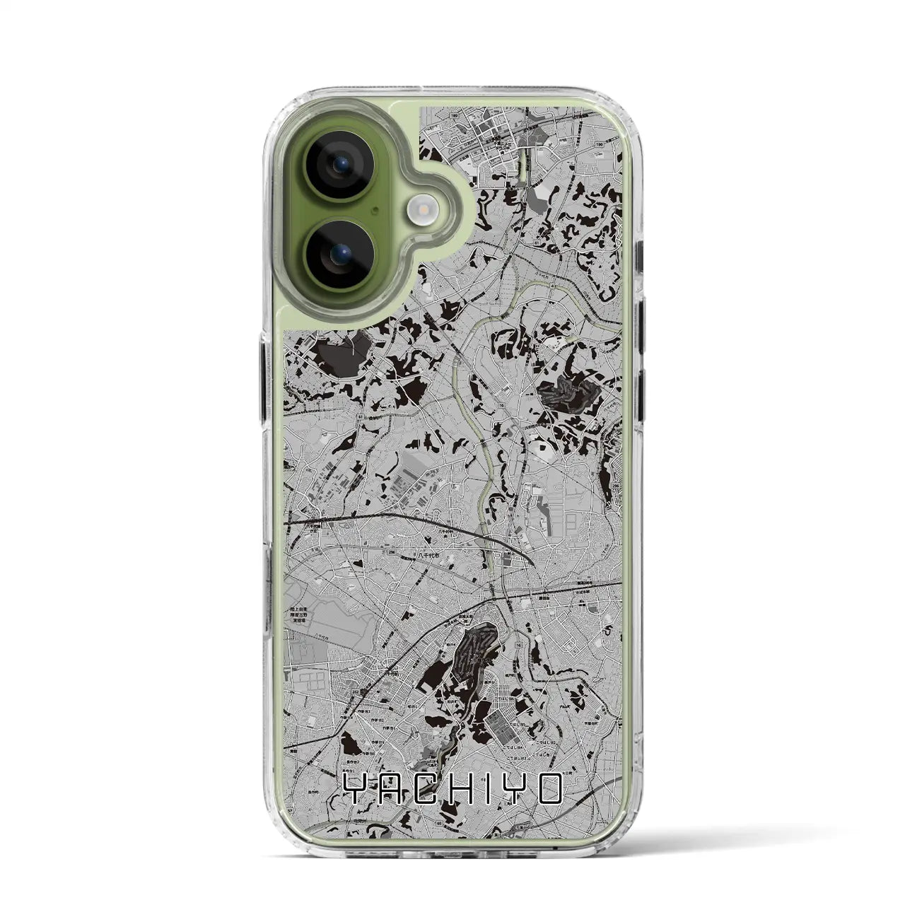 【八千代（千葉県）】地図柄iPhoneケース（MagSafeタイプ）