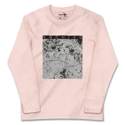 【八千代（千葉県）】地図柄ロングスリーブTシャツ