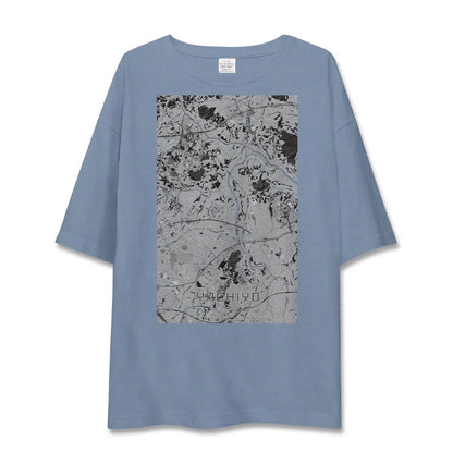 【八千代（千葉県）】地図柄ビッグシルエットTシャツ