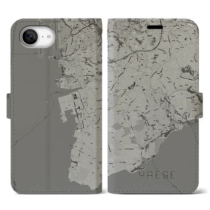 【八重瀬（沖縄県）】地図柄iPhoneケース（手帳タイプ）