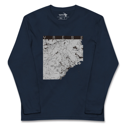 【八重瀬（沖縄県）】地図柄ロングスリーブTシャツ