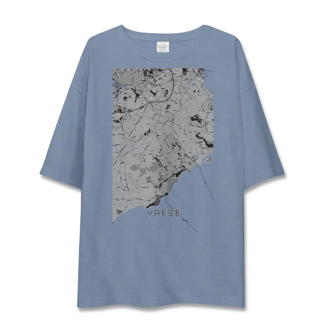 【八重瀬（沖縄県）】地図柄ビッグシルエットTシャツ