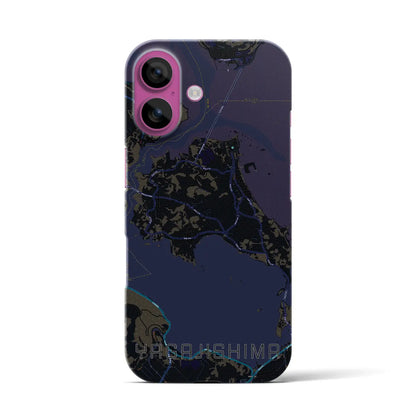 【屋我地島（沖縄県）】地図柄iPhoneケース（バックカバータイプ）