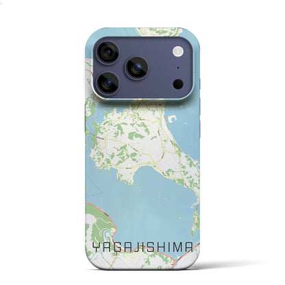 【屋我地島（沖縄県）】地図柄iPhoneケース（バックカバータイプ）