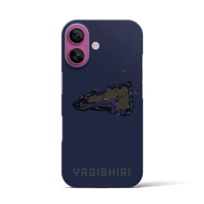 【焼尻（北海道）】地図柄iPhoneケース（バックカバータイプ）