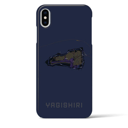 【焼尻（北海道）】地図柄iPhoneケース（バックカバータイプ）