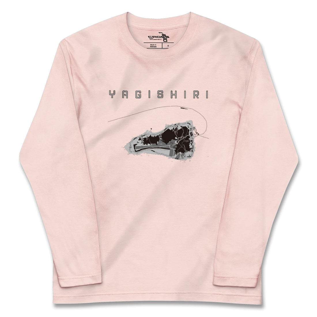 【焼尻（北海道）】地図柄ロングスリーブTシャツ
