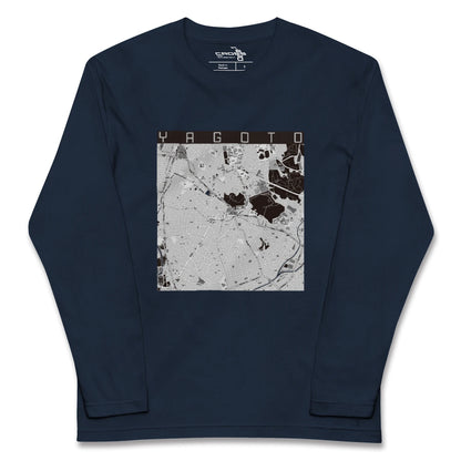【八事（愛知県）】地図柄ロングスリーブTシャツ