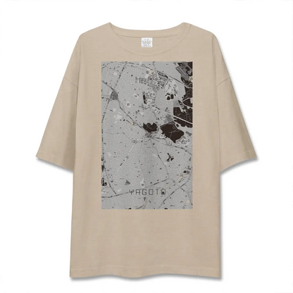 【八事（愛知県）】地図柄ビッグシルエットTシャツ