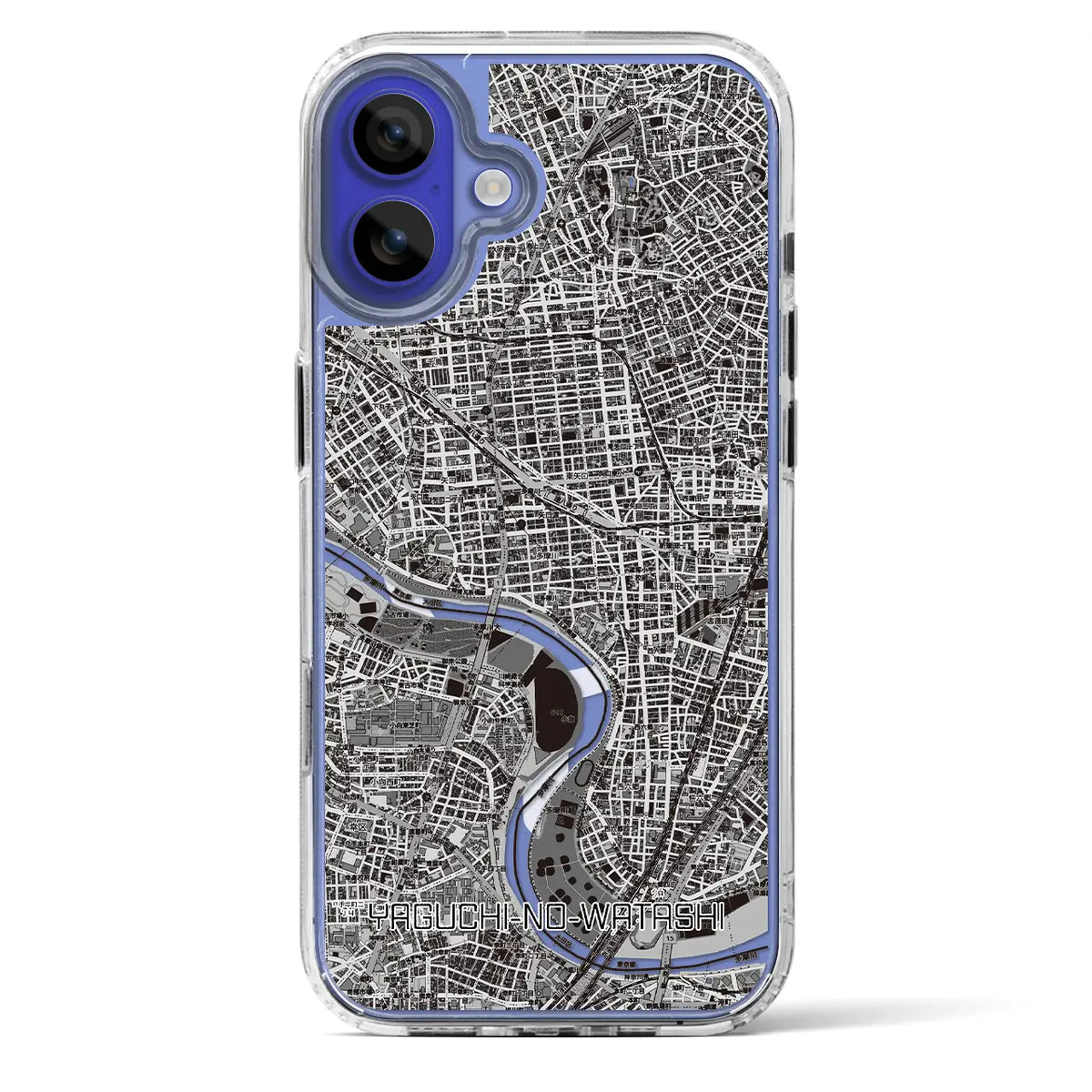 【矢口渡（東京都）】地図柄iPhoneケース（MagSafeタイプ）