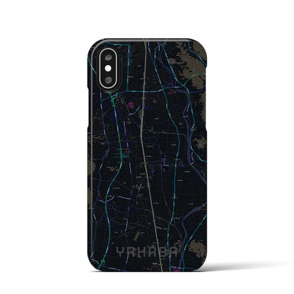 【矢巾（岩手県）】地図柄iPhoneケース（バックカバータイプ）