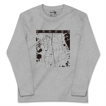 【矢巾（岩手県）】地図柄ロングスリーブTシャツ