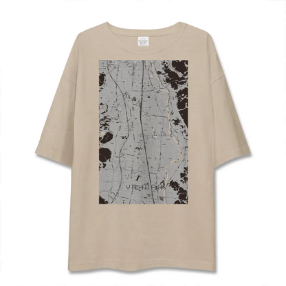 【矢巾（岩手県）】地図柄ビッグシルエットTシャツ