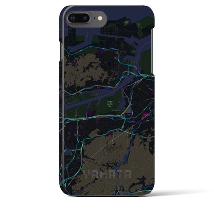 【八幡（福岡県）】地図柄iPhoneケース（バックカバータイプ）