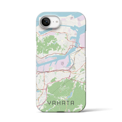 【八幡（福岡県）】地図柄iPhoneケース（バックカバータイプ）