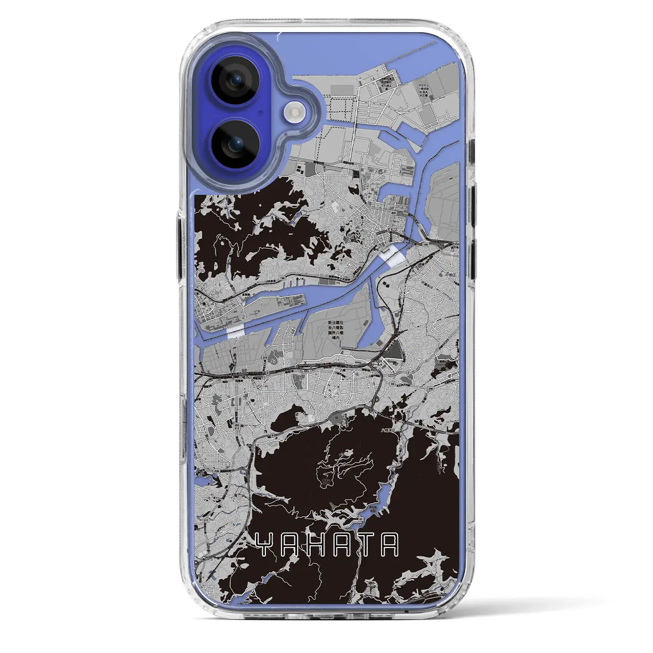 【八幡（福岡県）】地図柄iPhoneケース（MagSafeタイプ）