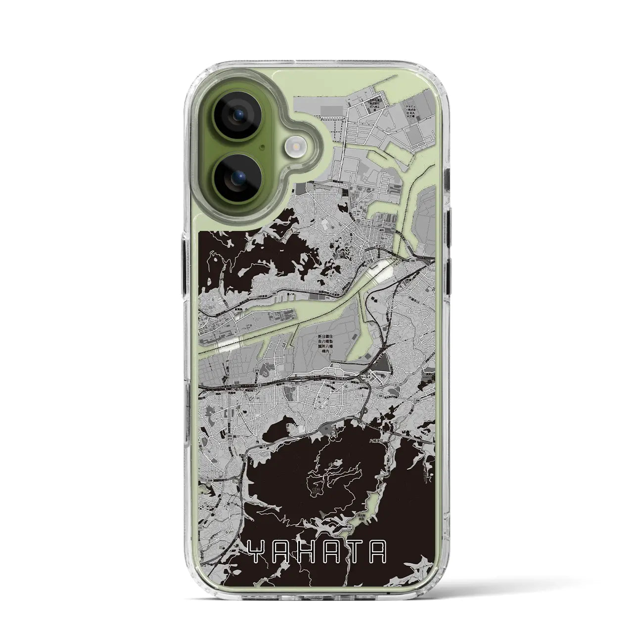 【八幡（福岡県）】地図柄iPhoneケース（MagSafeタイプ）