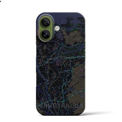 【八幡西（福岡県）】地図柄iPhoneケース（バックカバータイプ）