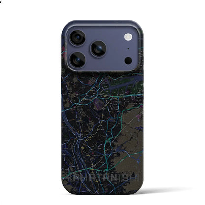 【八幡西（福岡県）】地図柄iPhoneケース（バックカバータイプ）