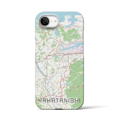 【八幡西（福岡県）】地図柄iPhoneケース（バックカバータイプ）