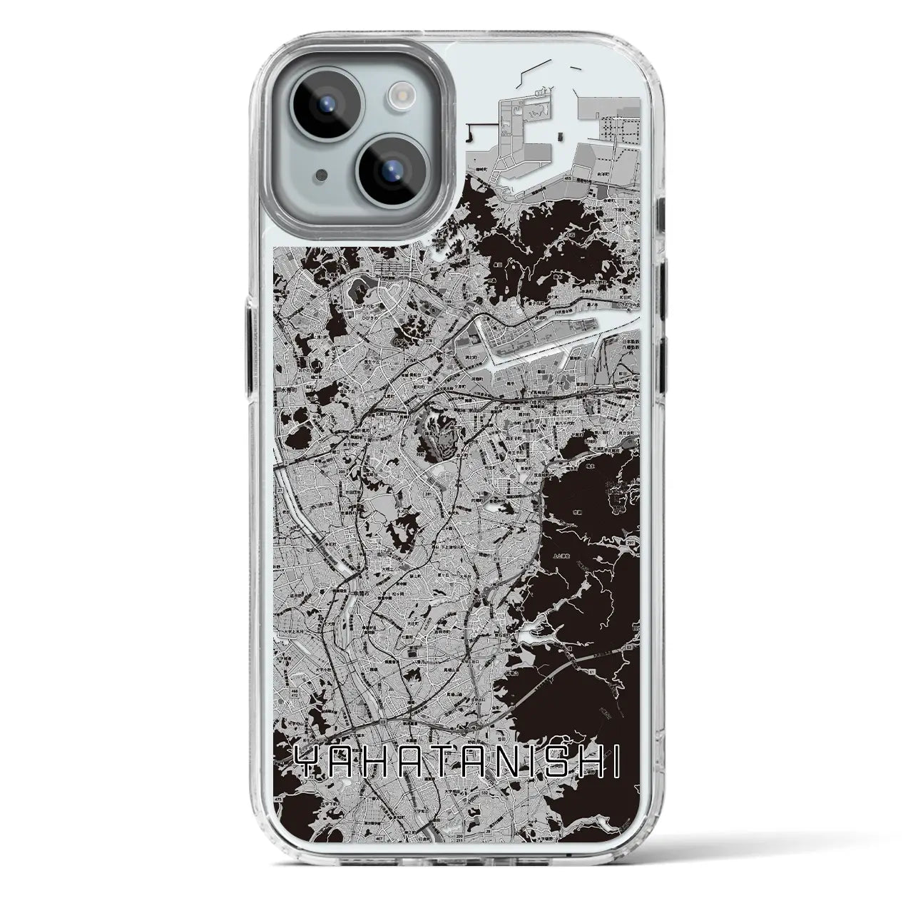 【八幡西（福岡県）】地図柄iPhoneケース（MagSafeタイプ）