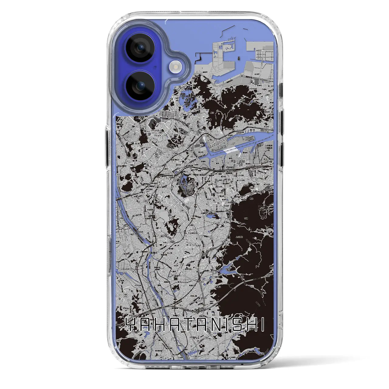 【八幡西（福岡県）】地図柄iPhoneケース（MagSafeタイプ）