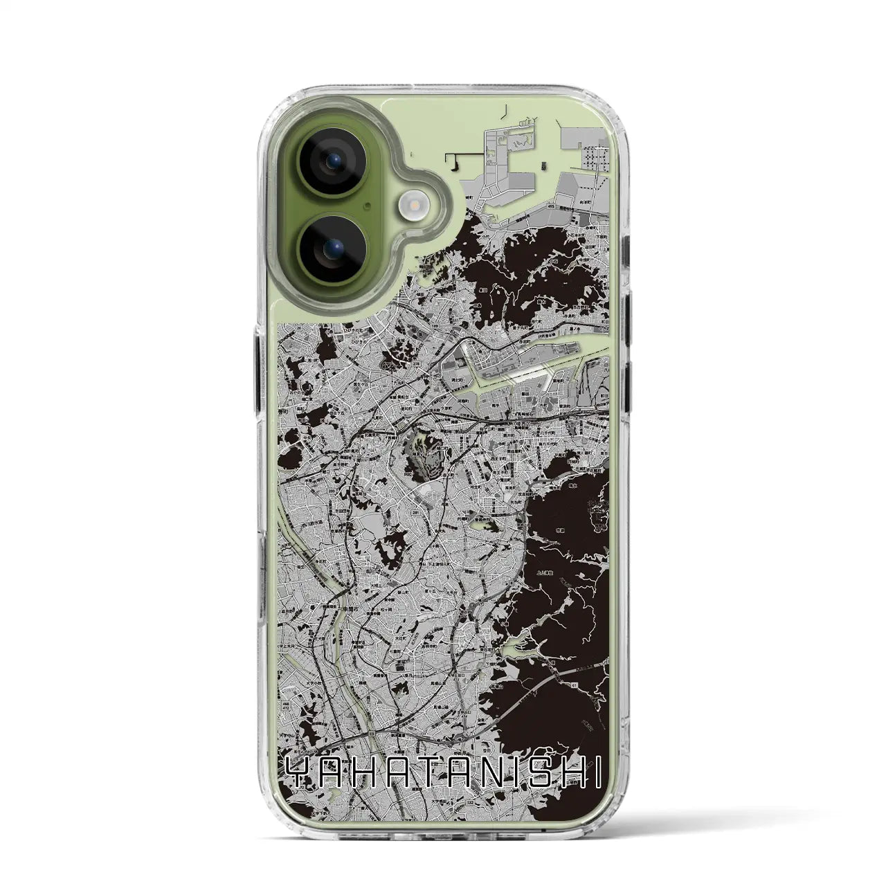 【八幡西（福岡県）】地図柄iPhoneケース（MagSafeタイプ）