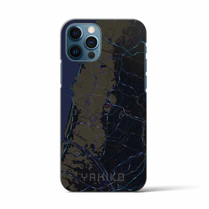 【弥彦（新潟県）】地図柄iPhoneケース（バックカバータイプ）