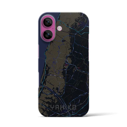 【弥彦（新潟県）】地図柄iPhoneケース（バックカバータイプ）