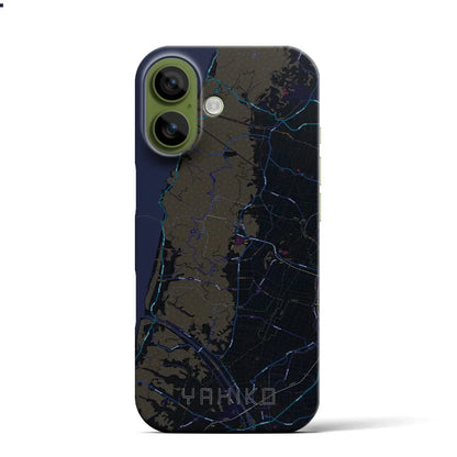 【弥彦（新潟県）】地図柄iPhoneケース（バックカバータイプ）