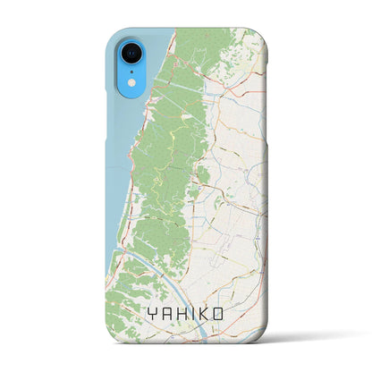 【弥彦（新潟県）】地図柄iPhoneケース（バックカバータイプ）