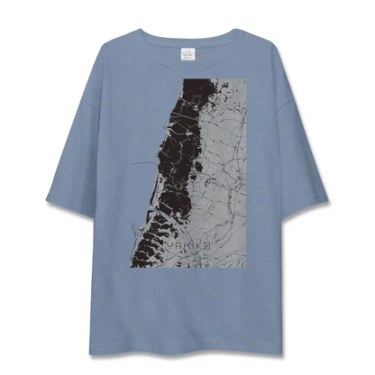 【弥彦（新潟県）】地図柄ビッグシルエットTシャツ